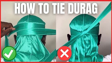 how to tie durag hair